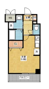 パルティール金山【6階】の間取り