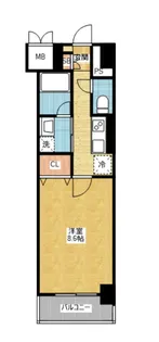 リ ブラン東別院【12階】の間取り