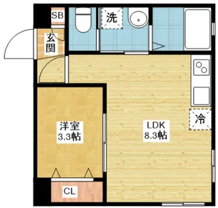 Avance名駅通【2階】の間取り