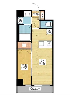 メイクスデザイン名駅南【3階】の間取り