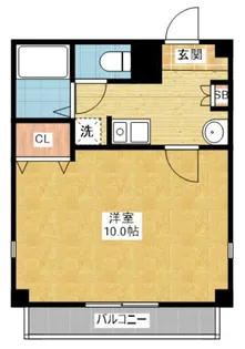 第6メゾン吾妻【4階】の間取り