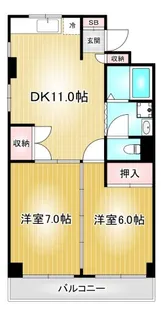 シャンテちくさ【2階】の間取り