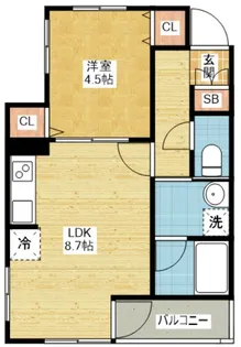 CITY SPIRE 名古屋大須【9階】の間取り