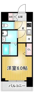 プレサンス錦プレミアム【2階】の間取り