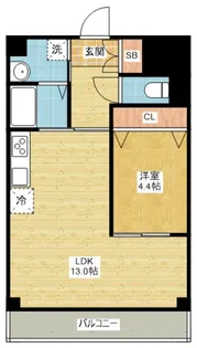 グレーシア名駅南【4階】の間取り