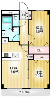 インプルーブ金山【8階】の間取り