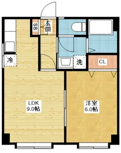 橦木ビル【5階】の間取り