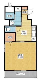 プロビデンス栄南【7階】の間取り