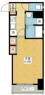 グランエターナ名古屋鶴舞【3階】の間取り