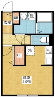 GVIVRE東別院【2階】の間取り