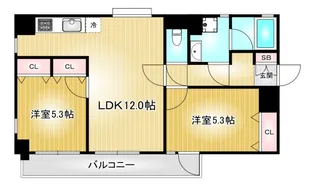 新栄Grand M【3階】の間取り