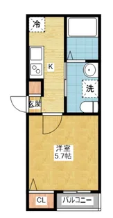 コンフォルテ藤江【2階】の間取り