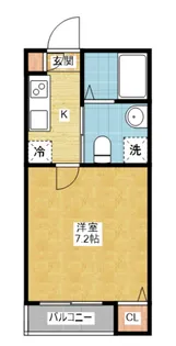 Beatus東別院【3階】の間取り