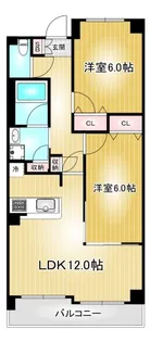 ヴィラエーデル大須【2階】の間取り