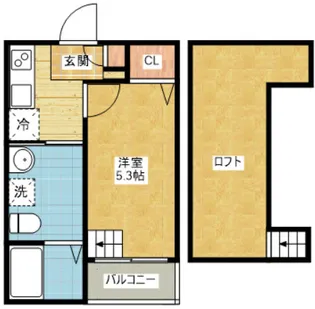 フォルゴーレⅡ【2階】の間取り