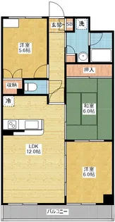 藤苑北山【2階】の間取り