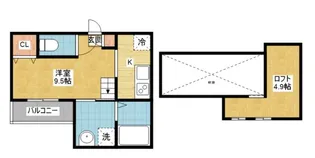 ForteⅡ【1階】の間取り