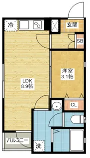 MIA CASA大須【2階】の間取り