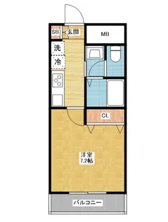 チェルトヴィータ【3階】の間取り