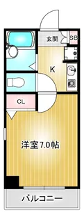 第6ハセビル【7階】の間取り
