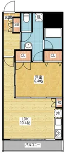 ミクニハイツ【8階】の間取り