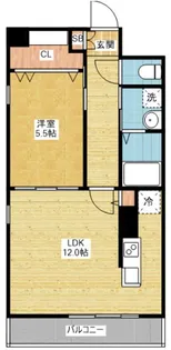 Florido栄【4階】の間取り