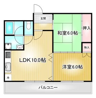 フォーティーンヒルズ丸の内【6階】の間取り
