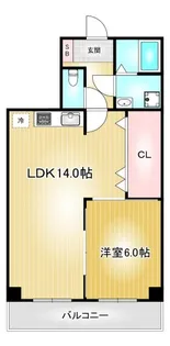 シャンポール古出来【3階】の間取り