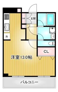 向陽町レジデンス【4階】の間取り