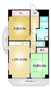 AVENUEやなぎはら【1階】の間取り