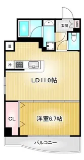 フローラル今池【3階】の間取り
