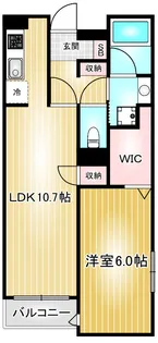 ディオール名駅【2階】の間取り
