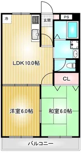 メゾンソシアル【4階】の間取り