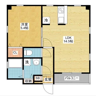 グランレーヴ大須観音【2階】の間取り