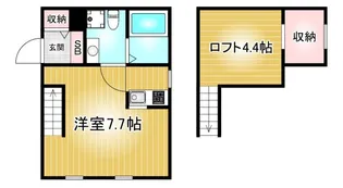 ロフト壱番館【2階】の間取り