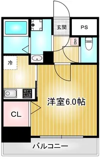 エスリードレジデンス上前津フロント【2階】の間取り