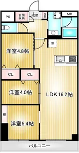 インプルーブ金山【6階】の間取り