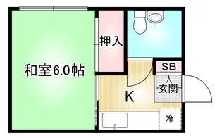 コスモスビル【4階】の間取り