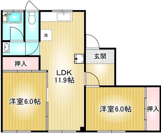 D-フラット東別院【6階】の間取り