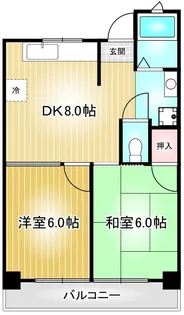 メゾン御園【612号室】の間取り