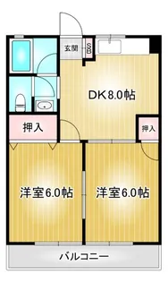 クリーンビル【4階】の間取り