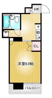 パラシオン東山【1階】の間取り