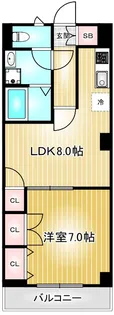 グランデージ千種【3階】の間取り