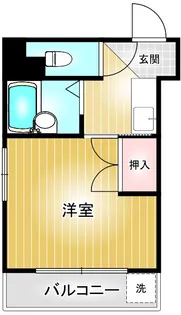 スクエア橘【5階】の間取り