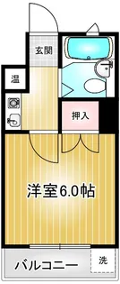 ハートイン尼ヶ坂【4階】の間取り