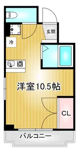 URBAN HEIGHTS立花【6階】の間取り