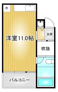 クレイタスパークV【2階】の間取り