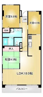 泉サンハイツ【5階】の間取り