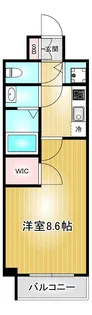 プレサンスジェネ丸の内【4階】の間取り