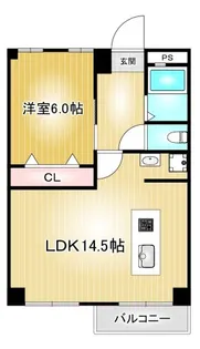 平和第2マンション【4階】の間取り
